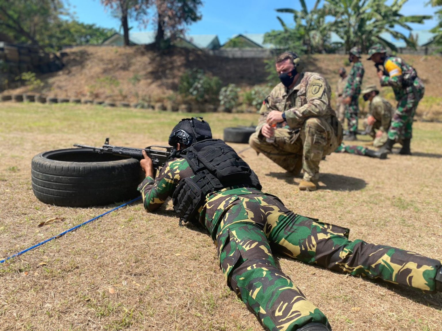 Gelar Latihan Bersama Yonif Raider Sbw Dengan Mtt Sfab Us Army