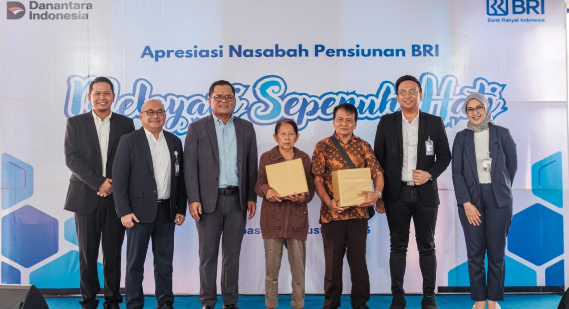 PT Bank Rakyat Indonesia (Persero) Tbk melalui Kantor Cabang Pembantu (KCP) Telesera menggelar kegiatan Apresiasi Layanan Pensiunan bertajuk "Melayani Sepenuh Hati, Bersama dalam Harmoni, Bersama dalam Sejahtera" pada Senin, 3 Agustus 2026